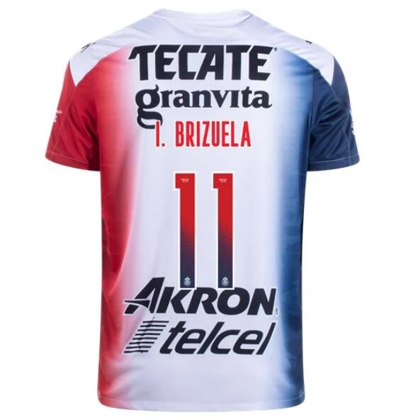 Chivas Guadalajara Away Kit Soccer Jersey ISAÁC BRIZUELA #11 2020/21